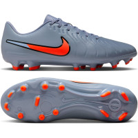 Nike Tiempo Legend 10 Club Gazon Naturel Gazon Artificiel Chaussures de Foot (MG) Bleu Clair Rouge Vif Noir