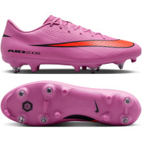 Nike Zoom Mercurial Vapor 16 Academy IJzeren-Nop Voetbalschoenen (SG) Anti-Clog Roze Felrood Lichtblauw