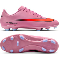 Nike Mercurial Vapor 16 Club Gras / Kunstgras Voetbalschoenen (MG) Roze Felrood Lichtblauw