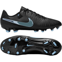 Nike Tiempo Legend 10 Academy Gras / Kunstgras Voetbalschoenen (MG) Zwart Lichtblauw