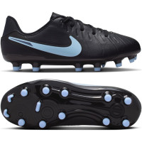 Nike Tiempo Legend 10 Academy Gazon Naturel Gazon Artificiel Chaussures de Foot (MG) Enfants Noir Bleu Clair