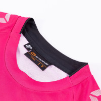 Chemise de football Stanno Altius rose noir pour femmes