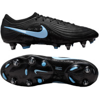 Nike Tiempo Maestro Elite Crampons Vissés Chaussures de Foot (SG) Noir Bleu Clair