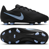 Nike Tiempo Maestro Club Gazon Naturel Artificiel Chaussures de Foot (MG) Enfants Noir Bleu Clair