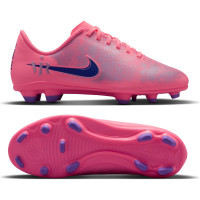 Nike Mercurial Vapor 16 Vinicius Júnior Club Gazon Naturel Artificiel (MG) Enfants Rose Vif Mauve