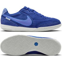 Nike Tiempo Streetgato Premium Straatvoetbalschoenen Blauw Paarsblauw Lichtblauw
