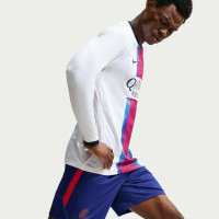 Pantalon d'entraînement Nike Paris Saint-Germain Strike 2026-2027 bleu foncé rouge vif