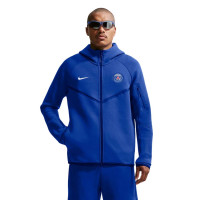 Survêtement polaire Nike Paris Saint-Germain Tech 2026-2027 bleu foncé blanc