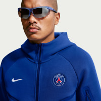 Gilet polaire Nike Paris Saint-Germain Tech 2026-2027 bleu foncé blanc