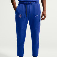 Pantalon de survêtement en polaire Nike Paris Saint-Germain Tech 2026-2027 bleu foncé blanc