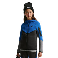 Nike Tech Fleece Sportswear Vest Kids Donkerblauw Donkergrijs Zwart