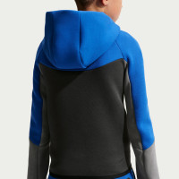 Nike Tech Fleece Sportswear Trainingspak Kids Donkerblauw Donkergrijs Zwart