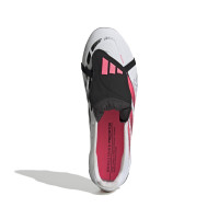 adidas Predator League FT Gras Voetbalschoenen (FG) Wit Zwart Roze