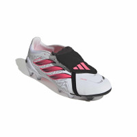 adidas Predator League FT Gras Voetbalschoenen (FG) Wit Zwart Roze