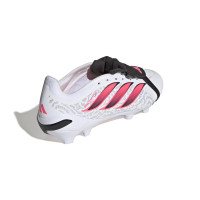 adidas Predator League FT Gras Voetbalschoenen (FG) Wit Zwart Roze