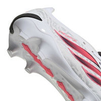 adidas Predator League FT Gras Voetbalschoenen (FG) Wit Zwart Roze