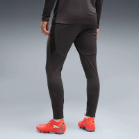 Pantalon d'entraînement PUMA AC Milan 2026-2027 gris foncé rouge