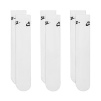 Nike Everyday Elevated Crew Sokken 3-Pack Wit Zwart