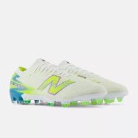 New Balance Furon V9 Pro Gras Voetbalschoenen (FG) Wit Geel Blauw