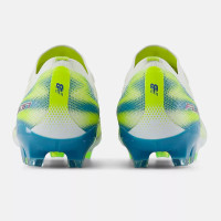 New Balance Furon V9 Pro Gras Voetbalschoenen (FG) Wit Geel Blauw