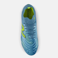New Balance Tekela V5 Pro Low Gras Voetbalschoenen (FG) Metallic Blue Geel