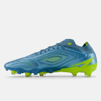New Balance Tekela V5 Pro Low Gras Voetbalschoenen (FG) Metallic Blue Geel