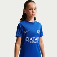Nike Inter Milan Strike Trainingsshirt 2026-2027 Kids Blauw Donkerblauw Wit
