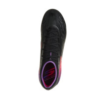 Skechers Razor 2 Elite Gazon Naturel Chaussures de Foot (FG) Noir Mauve Néon