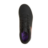 Skechers Razor 2 Low Gras / Kunstgras Voetbalschoenen (MG) Kids Zwart Paars Neon