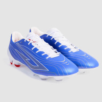 Sokito Scudetta Biotouch Chaussures de Foot Gazon Naturel (FG) Bleu Blanc Rouge