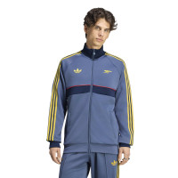 Veste d'entraînement adidas Arsenal Originals bleu foncé orange clair