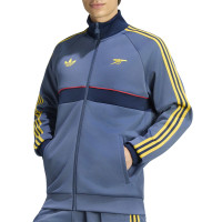 Veste d'entraînement adidas Arsenal Originals bleu foncé orange clair