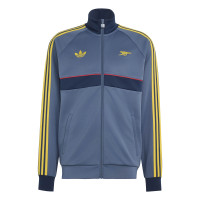 Veste d'entraînement adidas Arsenal Originals bleu foncé orange clair