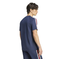 T-shirt adidas Bayern Munich Originals bleu foncé et blanc