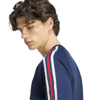 T-shirt adidas Bayern Munich Originals bleu foncé et blanc