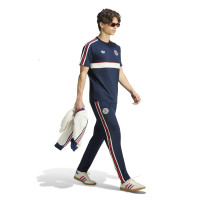 T-shirt adidas Bayern Munich Originals bleu foncé et blanc