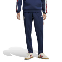 Survêtement adidas Bayern Munich Originals à fermeture éclair intégrale, blanc, bleu foncé, rouge