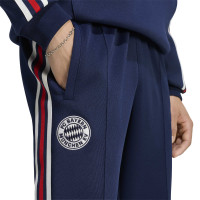 Survêtement adidas Bayern Munich Originals à fermeture éclair intégrale, blanc, bleu foncé, rouge