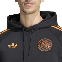 adidas Ajax Originals Hoodie Zwart Oranje