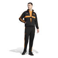 Survêtement zippé adidas Ajax Originals noir et orange