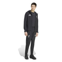 Pantalon d'entraînement adidas Liverpool Tiro Travel 2026-2027 noir et blanc