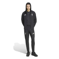 Veste d'entraînement adidas Liverpool Tiro Travel 2026-2027 noir et blanc