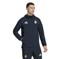 adidas Real Madrid Tiro Travel Trainingspak 2026-2027 Donkerblauw Wit