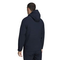 adidas Real Madrid Tiro Travel Trainingspak 2026-2027 Donkerblauw Wit