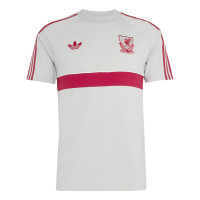 adidas Liverpool Originals T-Shirt Grijs Rood
