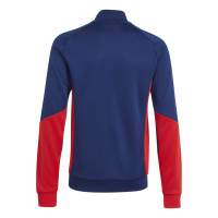 adidas Lamine Yamal Trainingsjack Kids Donkerblauw Rood Blauw Oranje