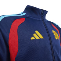 adidas Lamine Yamal Trainingsjack Kids Donkerblauw Rood Blauw Oranje