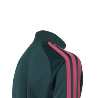 adidas Jude Bellingham Trainingsjack Kids Donkergroen Roze Wit