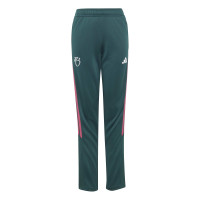 adidas Jude Bellingham Trainingsbroek Kids Donkergroen Roze Wit