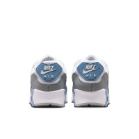 Nike Air Max 90 Baskets Blanc Gris Gris Clair Bleu